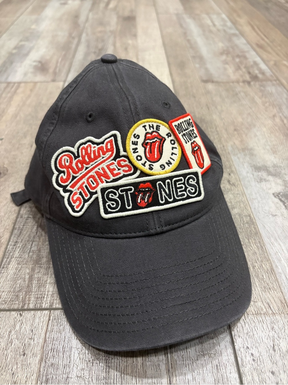 Free People American Needle Rolling Stones Patchwork Baseball Hat